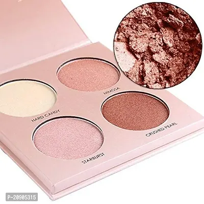 MISS ROSE Miss Rose Professional Glow Kit Brighten Base Makeup Set Face Contour Highlighter Make Up Palette Gleam Golden Shimmer Powder-thumb3