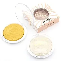 Miss Rose 3d Shimmer Powder Highlighter Palette Face Base Makeup Highlight Contour Tools For Women Lady Oil-Control Makeup Tool 00b, Brown, 10 g-thumb2