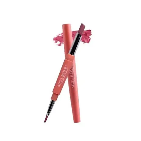 Professional Make-up High Pigment Lipstick 2 in 1 Lip Liner