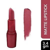Miss rose Hot and Soft Matte Lipstick Long Lasting Moisturizer Lip Gloss Lipstick Combo Pack. (Color 3)-thumb1
