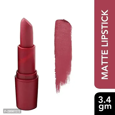Miss rose Hot and Soft Matte Lipstick Long Lasting Moisturizer Lip Gloss Lipstick Combo Pack. (Color 3)-thumb2