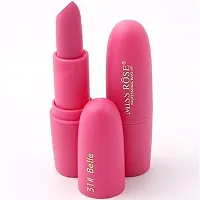 Miss Rose, Waterproof Velvet Long Lasting Matte Lipstick Cosmetic Tool 3.4 g, Pink-thumb1