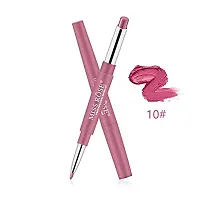 Miss Rose professional make-up High Pigment lipstick 2in1 lipliner (lipstick lipliner 2in1)-I've Kissed 10 (Combo Pack of 2)-thumb1