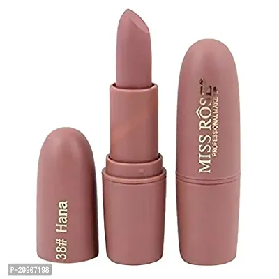 Miss rose Hot and Soft Matte Lipstick Long Lasting Moisturizer Lip Gloss Lipstick Combo Pack. (Color 4)-thumb0