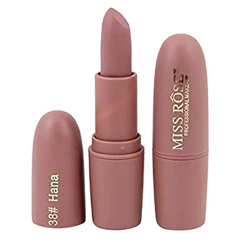 Miss rose Hot and Soft Matte Lipstick Long Lasting Moisturizer Lip Gloss Lipstick Women Lip Care Cosmetic Makeup, red, 3.4 g