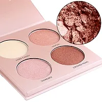 MISS ROSE Miss Rose Professional Glow Kit Brighten Base Makeup Set Face Contour Highlighter Make Up Palette Gleam Golden Shimmer Powder-thumb1