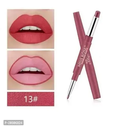 Miss Rose professional make-up High Pigment lipstick 2in1 lipliner (lipstick lipliner 2in1)-If only 13 (Combo Pack of 2)