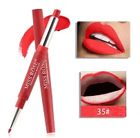 Miss rose 2in1 Set Of 2 Matte Lipstick  Lipliner Long Stay Long Lasting, red, 2.1 g-thumb1