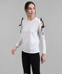 RBT- WHITE FULL SLEEVE COLD SHLDR TOP-thumb2