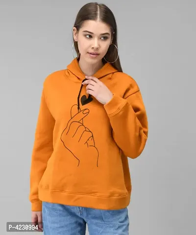 Mustard Hand Print Sweatshirt-thumb0