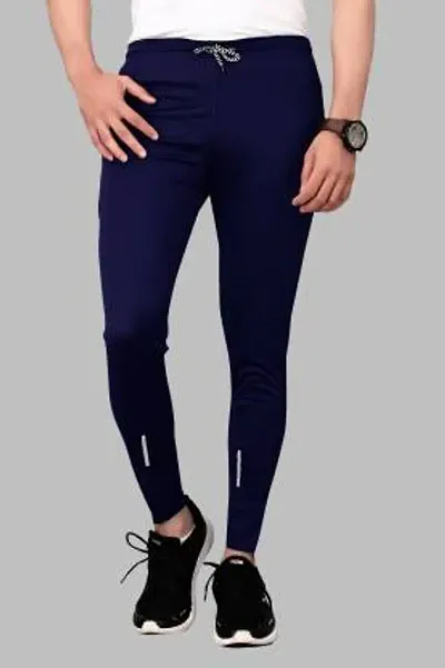 Trendy Polyester Regular Track Pants For Men 
