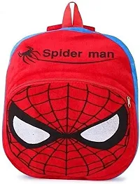 Fun Twist School Bag Red Spider Man 2 Pcs Combo Soft Bag Stuffed for Kids - 40cm or 15 Inch. (A001)-thumb1