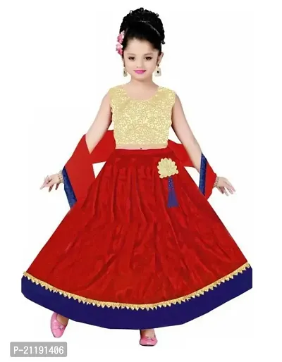 Fully Stiched Lehanga Choli Dupatta Set For Kids by MPH Traders  Co.-thumb0