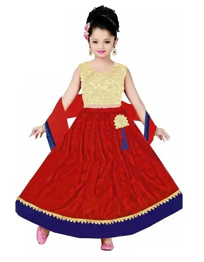 Fully Stiched Lehanga Choli Dupatta Set For Kids by MPH Traders  Co.