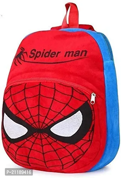 Fun Twist School Bag Red Spider Man 2 Pcs Combo Soft Bag Stuffed for Kids - 40cm or 15 Inch. (A001)-thumb3