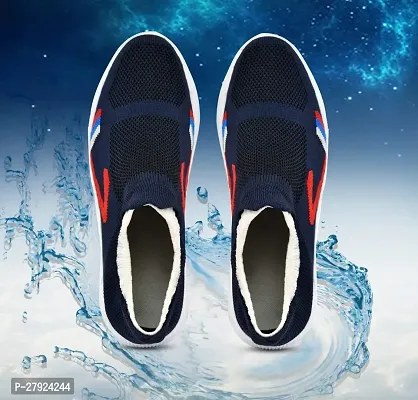 Elegant Blue Synthetic Espadrilles Shoes For Mens-thumb0