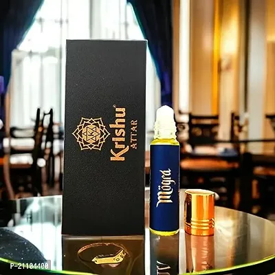 Mogra Limited Edition Fragnance Natural Long Lasting Unisex Attar/Itra For Men And Women With Luxury Wooden Box Gift Pack (8 Ml)