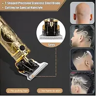 Buddha Trimmer Professional Rechargeable cordless Hair Trimmer  For Men Digital Adidash Watch Free Gift ( Pack Of 1)-thumb1