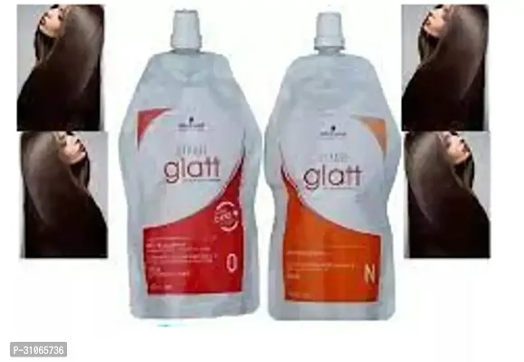 2N2 Schwarzkopf Glatt Hair Straightening Cream No.0 For Naturally Very Curly Or Frizyy Hair (800 Ml)-thumb0