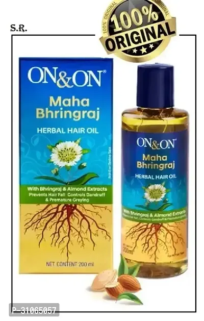 Onon Maha Bringhraj Herbal Hair Oil 200Ml Pack Of 1-thumb0