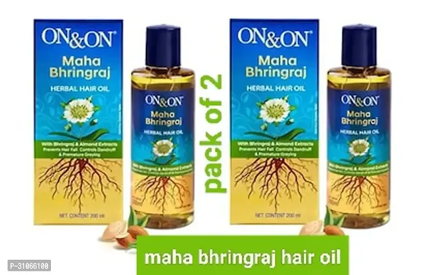 Coco Smooth Smothelements On  On Maha Bhingraj Oil Pack Of 2 200 Ml Hair Oil  (400 Ml)-thumb0