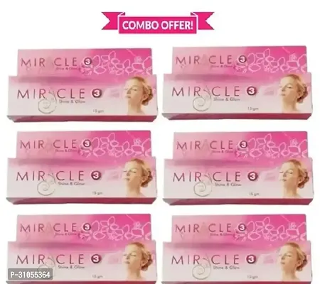 Professional Miracle Shine  Glowing Skin Cream 15 Gm Pack of 6