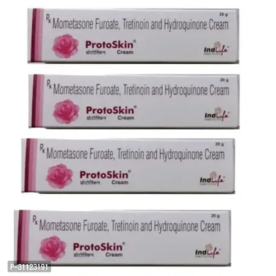 Proto skin cream 20g Mometasone Furoate Tretioin and Hydroquinone cream  (pack of 4)-thumb0