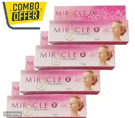 Miracle Skin Glow Cream 15 Gm  Pack of 4-thumb0