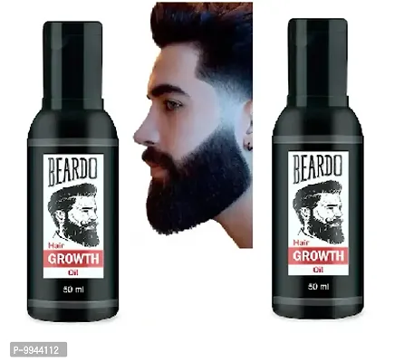 Beardo Beard and Hair Growth Oil - 50 ml for faster beard growth and thicker looking beard PACK OF 2