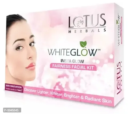 LOTUS HERBALS WHITEGLOW INSTA GLOW FACIAL KIT _01 WITH FIVE EASY STEPS-thumb0