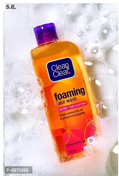 CLEAN AND CLEAR FOAMING GEL FACEWASH 150ML PACK OF 1 FOR ALL SKIN TYPES-thumb0