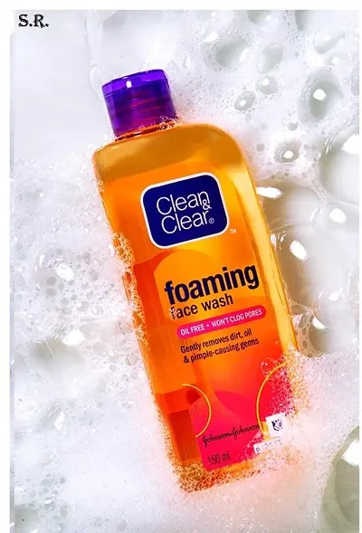 Clean Clear Foaming Face Wash For Holi