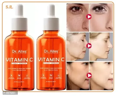 DR. ALIES PROFESSIONAL VITAMIN C FACE SERUM 60ML PACK OF 2