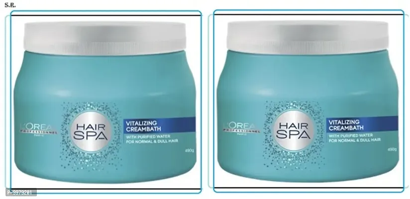 professional vitalizing creambath hair spa 490g pack of 2