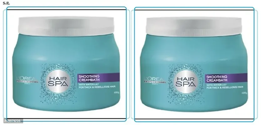 professional SMOOTHING creambath hair spa 490g pack of 2