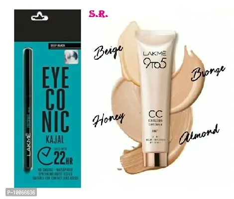 EYECONIC KAJAL PACK OF 1 WITH 9 TO 5 CC CREAM 9G PACK OF 1