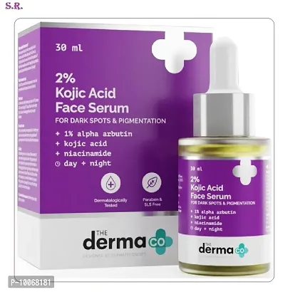 The Derma Co 2% Kojic Acid Face Serum with 1% Alpha Arbutin  Niacinamide for Dark Spots And Pigmentation - 30 ml PACK OF 1-thumb0