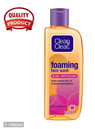 NEW CLEAN AND CLEAR FOAMING FACEWASH 150ML-thumb0