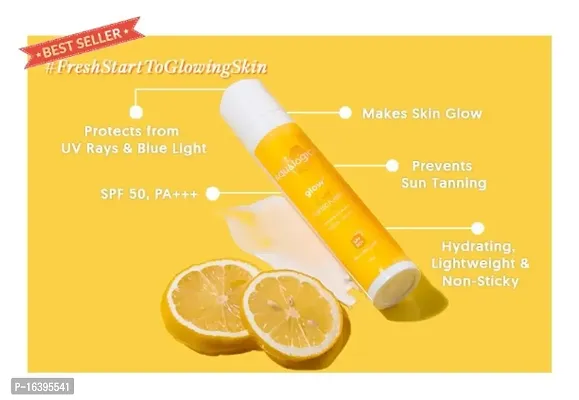 Aqualogica Glow+ Dewy Sunscreen SPF 50 FOR SUN RAYS PROTECTION 50G-thumb0