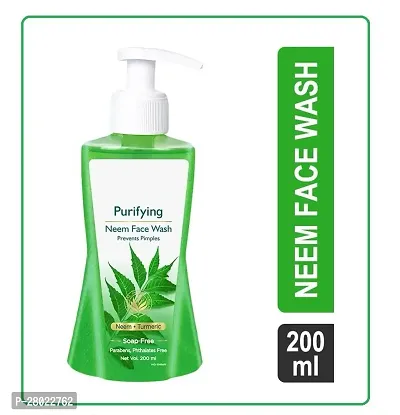 New Herbals Neem Purifying Facewash 200Ml-thumb0