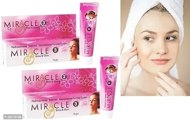 Miracle 3 Skin Cream Night Cream 15gm Pack Of 2-thumb0