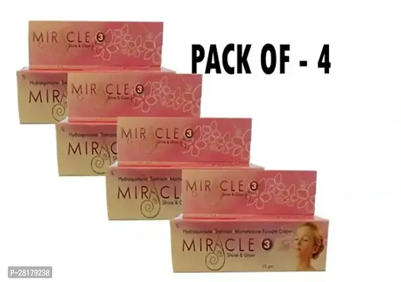 Miracle Shine Glow Cream 15Gm  Pack Of 4-thumb0