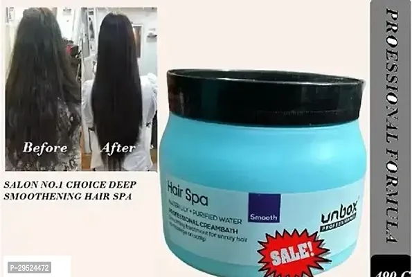 Unbox Professional Cream Bath Smoothing Hair Spa 490 Gm-thumb0