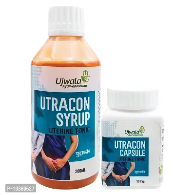 Utracon Capsule and Syrup Combination KIT For Incontinence, Vaginal Infection, UTI  (2 Items in the set)-thumb0