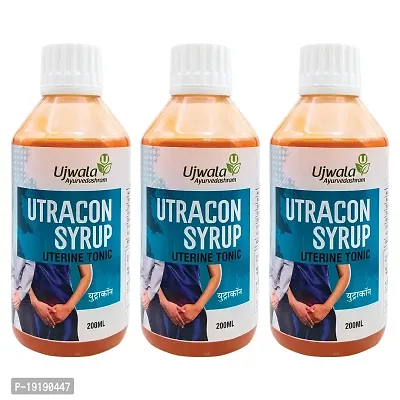 Utracon Syrup Urinary Track Infection,Vaginal infection,Helps Bladder function  (Pack of 3)