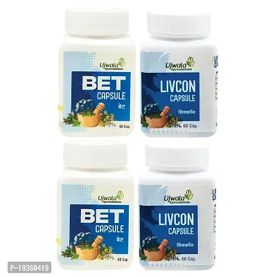 Bet and Livcon capsule  diabetes combi pack (Pack of 2)