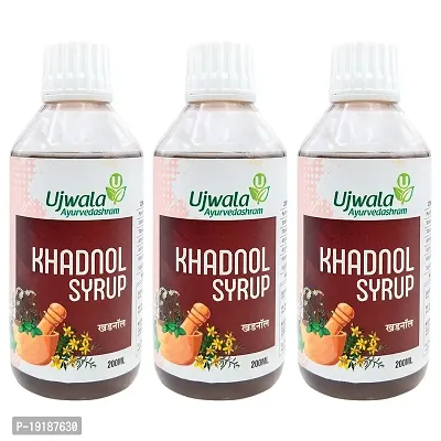 Khadnol Syrup, For Kidney  Gall Bladder Stone , Improves Kidney function  (Pack of 3)