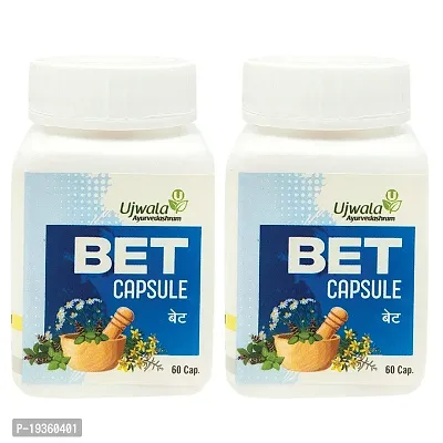 Bet Capsule Pack of 2 I Herbal medicine for Diabetes, Lowers Bad Cholesterol, Natural Care-thumb0