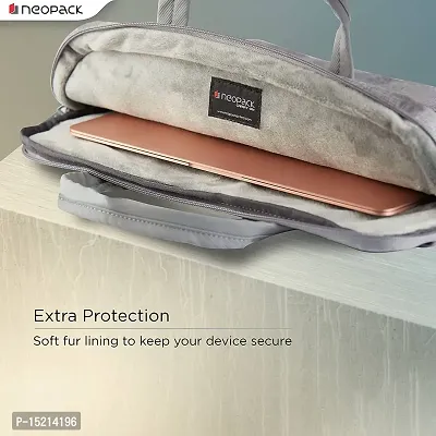 Oxord Sleeve Bag for Upto 14.2Inch Macbooks (Stone Grey)-thumb4