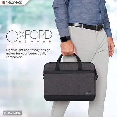 Oxord Sleeve Bag for Upto 14.2Inch Macbooks (Black)-thumb2